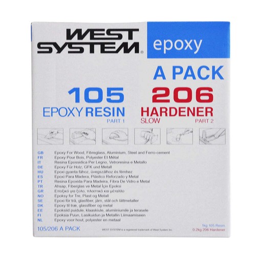 West system epoxy pack - west,