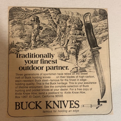1982 buck knives - buck, vintage