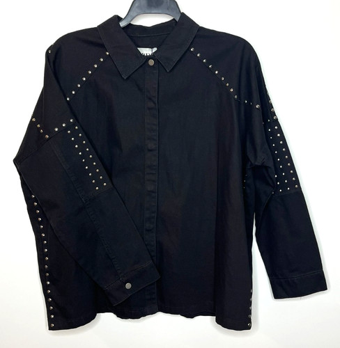 Zara studded black - black, denim