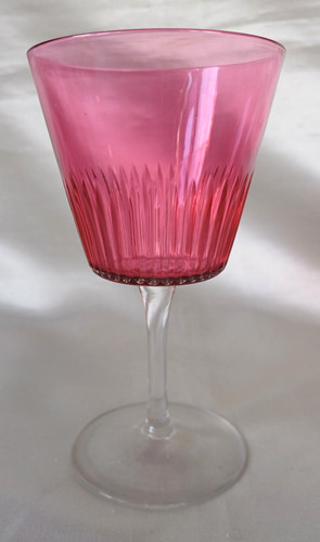 Cranberry bucket bowl - bowl, narrow