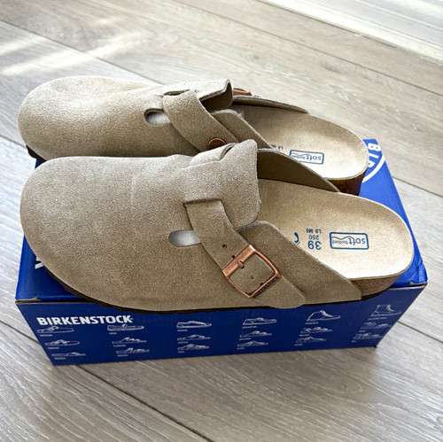 Birkenstock boston suede soft - suede,