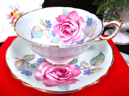 Paragon tea cup - tea, pink