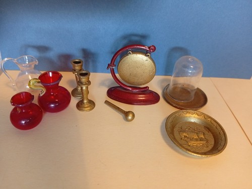 Vintage dolls house - vintage, dining