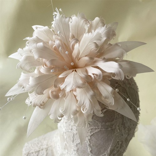 Fluffy goose feather flower - fluffy,