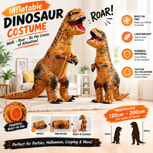 Inflatable rex dinosaur - inflatable,