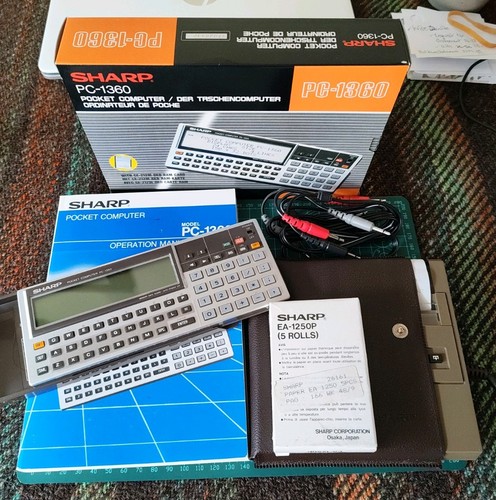 Sharp 1360 pocket computer - sharp,