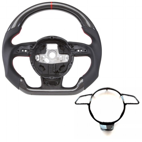 Carbon fiber steering wheel - carbon,