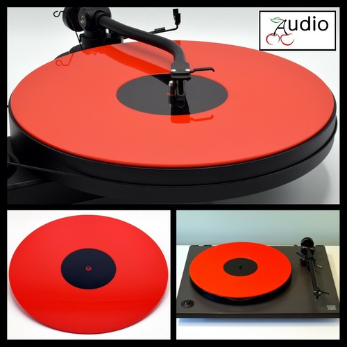 Gloss red acrylic turntable - acrylic,