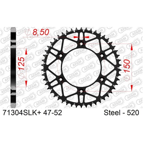 Slk steel sprocket - sprocket, afam
