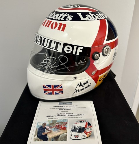 Nigel mansell hand signed - mansell,