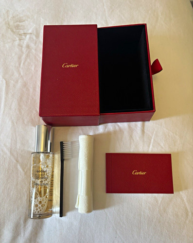 Cartier red lined jewellery - red,