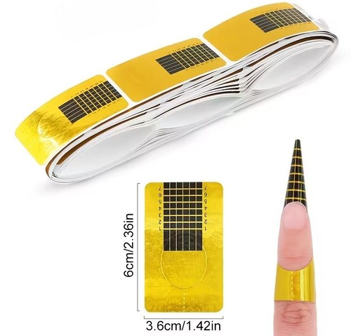 Gold nail forms - for, builder