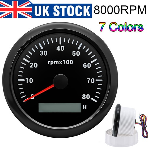 85mm boat lcd tachometer - 85mm, gauge