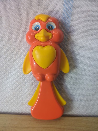 Vintage matchbox bird rattle - vintage,