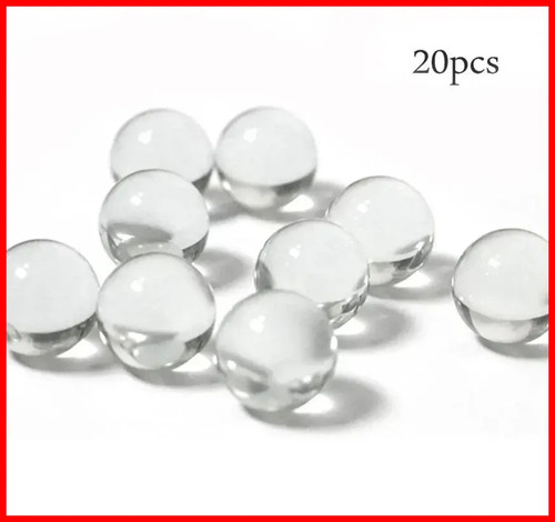 20pcs transparent glass - 20pcs,