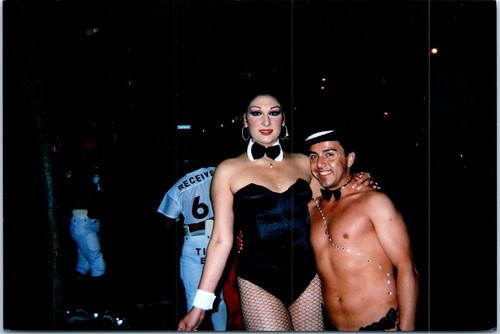 1990s drag queen and man - drag,