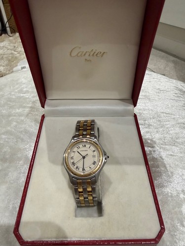 Cartier cougar 33mm steel - cartier,