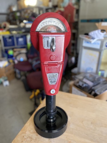 Vintage red duncan parking - red,