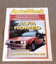 Poster AutoWeek Alfa Romeo New