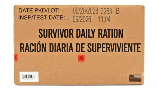 Survivor daily rations pack - daily, 10