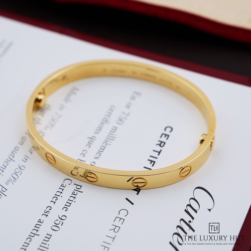Cartier 18ct yellow gold love - 18ct,