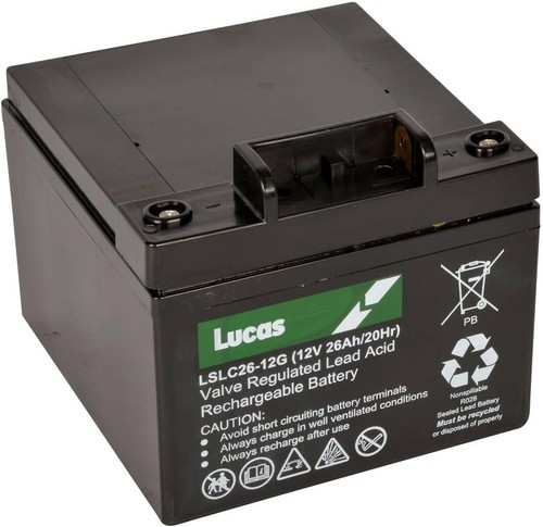 Lucas 26ah 12v agm gel - lucas, agm/gel