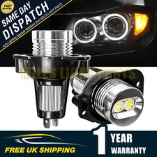 For BMW E90 2x Angel Eyes Headlights Halo Ring LED Light Bulb ERROR FREE E91 E90