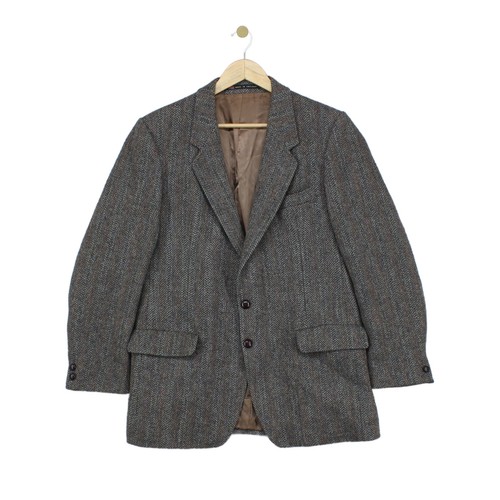 Vintage harris tweed blazer - tweed,