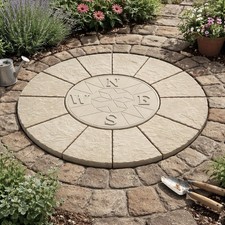 1.2m Buff Compass Rotunda