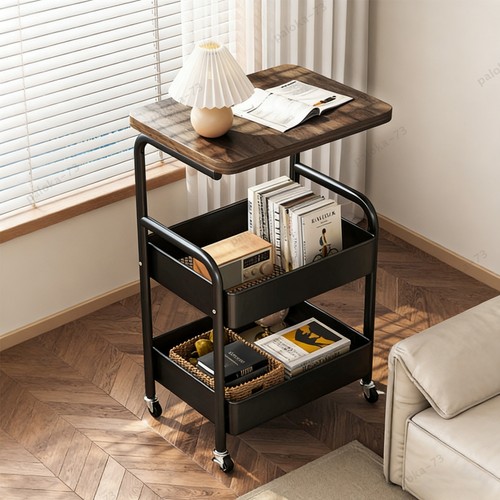 Tier wooden top bedside - wooden,