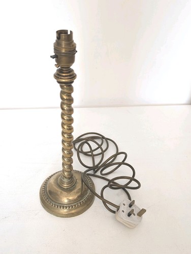 Vintage barley twist - barley, brass