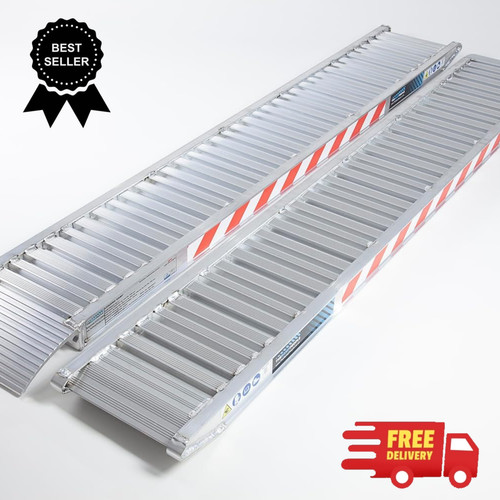 8ft aluminium trailer ramps - 8ft,