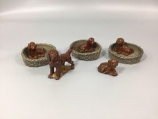 Irish/Red Setter Bundle Of Wade Ornaments And Pin Trays.1969-1982 Bundle Of 5.
