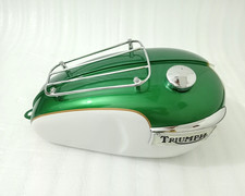 Triumph T140 Green & White