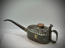 Vintage Kayes of Leeds Patent Oil Can Oiler ¼ pint 6B Rg No 298847 [USED]