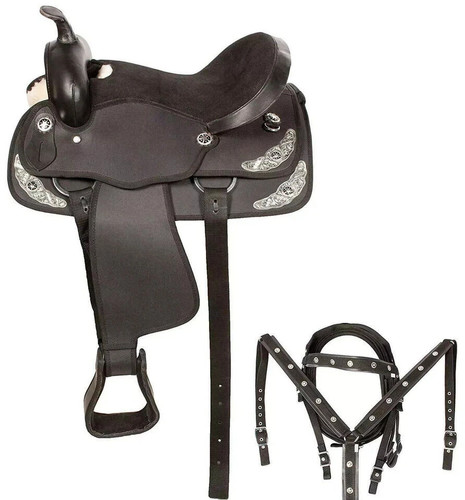 Black western adult barrel - black,