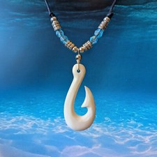 Mens Carved Necklace Hei Matau