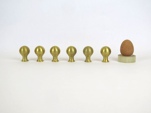 Vintage brass knobs - 6,