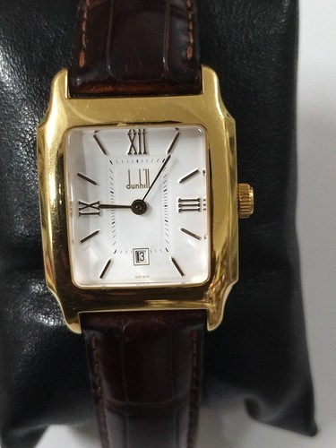 Dunhill tank style gold tone - dunhill,