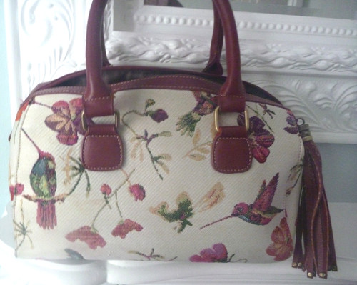 Signare hummingbird cream red - hummingbird,