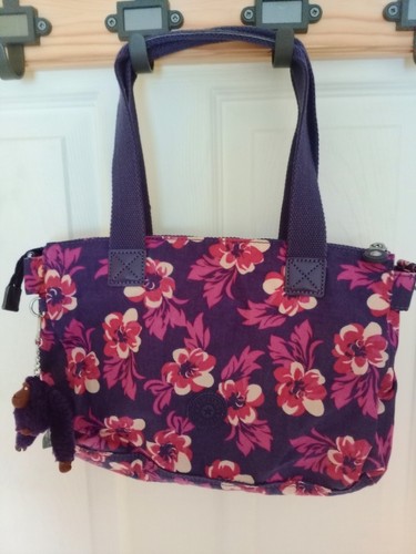 Pink purple floral print - pink,