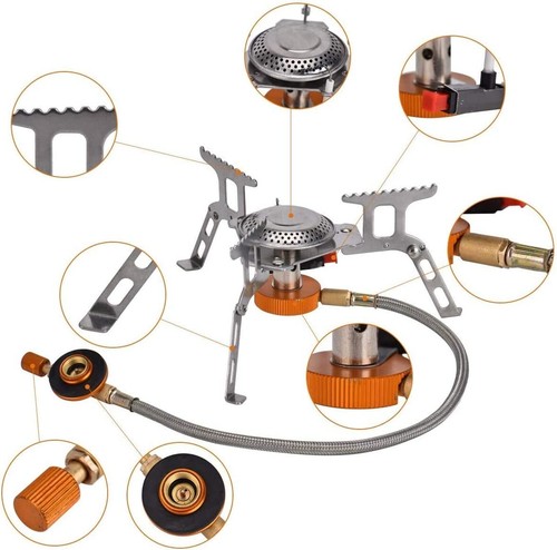 Camping stove gas portable - camping,