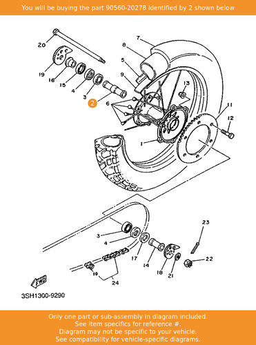 Yamaha spacer 90560 - yamaha, oem