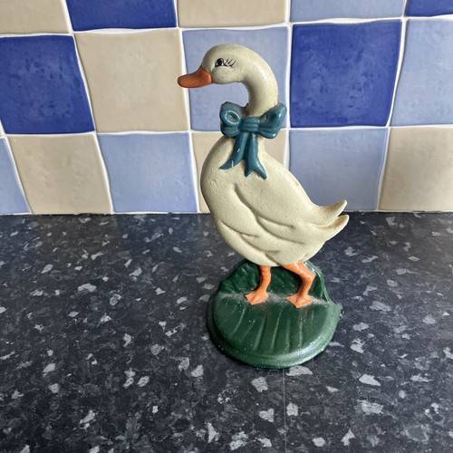Cast iron door stop hand - cast,