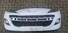 ❤❤PEUGEOT 207 FACELIFT 2009-14 FRONT BUMPER & FOGS WHITE NEED REPAIR 9688071577