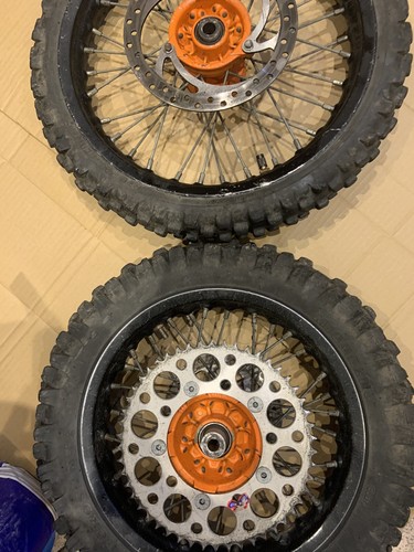 Ktm set of wheels - sx,