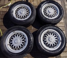 MIM BMW E34 E32 5 7 Series 15" BBS Cross Spoke Wheels X 4