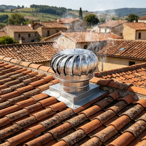 Chimney spinner cowl stainless - chimney,