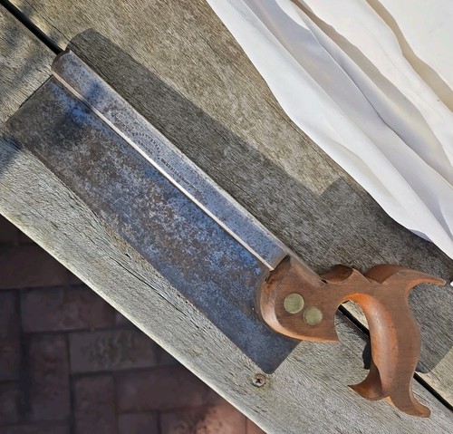 Antique steel backed - , dovetail