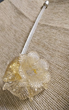 Murano gold glass flower stem